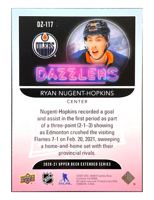 Ryan Nugent-Hopkins 2020-21 Upper Deck Extended Series Dazzlers #DZ-117 Blue