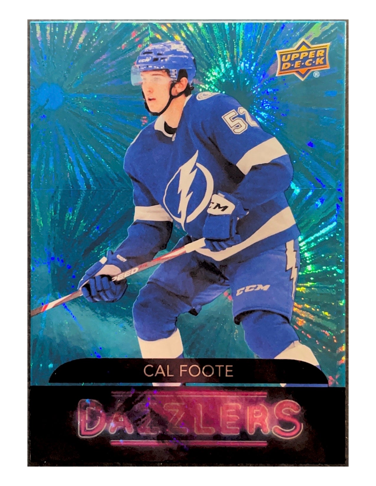 Cal Foote 2020-21 Upper Deck Extended Series Dazzlers #DZ-138 Blue