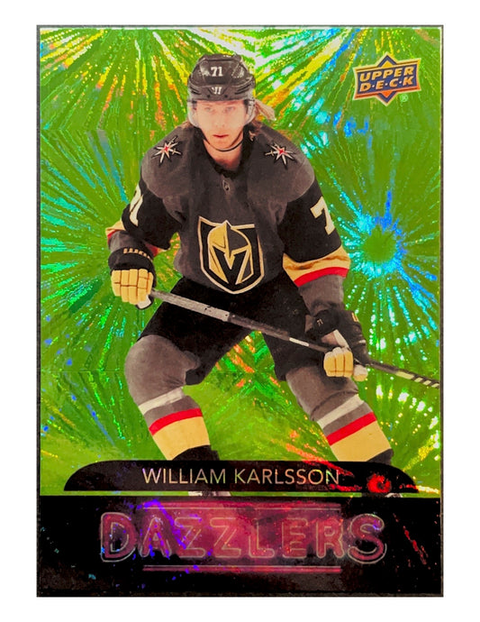 William Karlsson 2020-21 Upper Deck Extended Series Dazzlers #DZ-145 Green