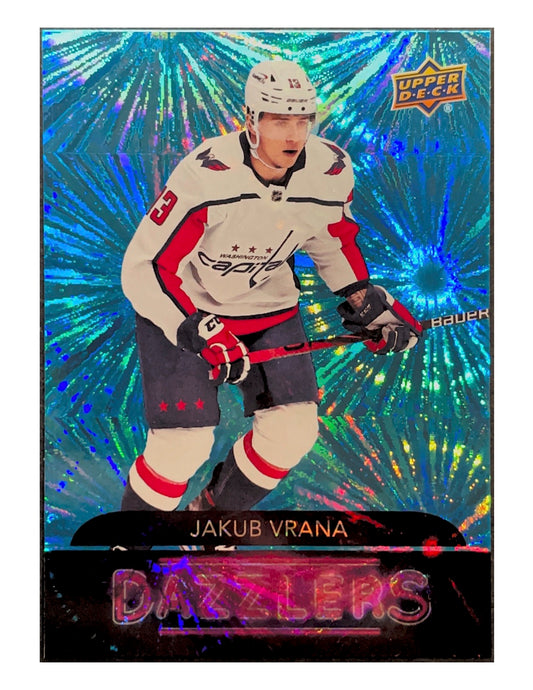 Jakub Vrana 2020-21 Upper Deck Extended Series Dazzlers #DZ-146 Blue