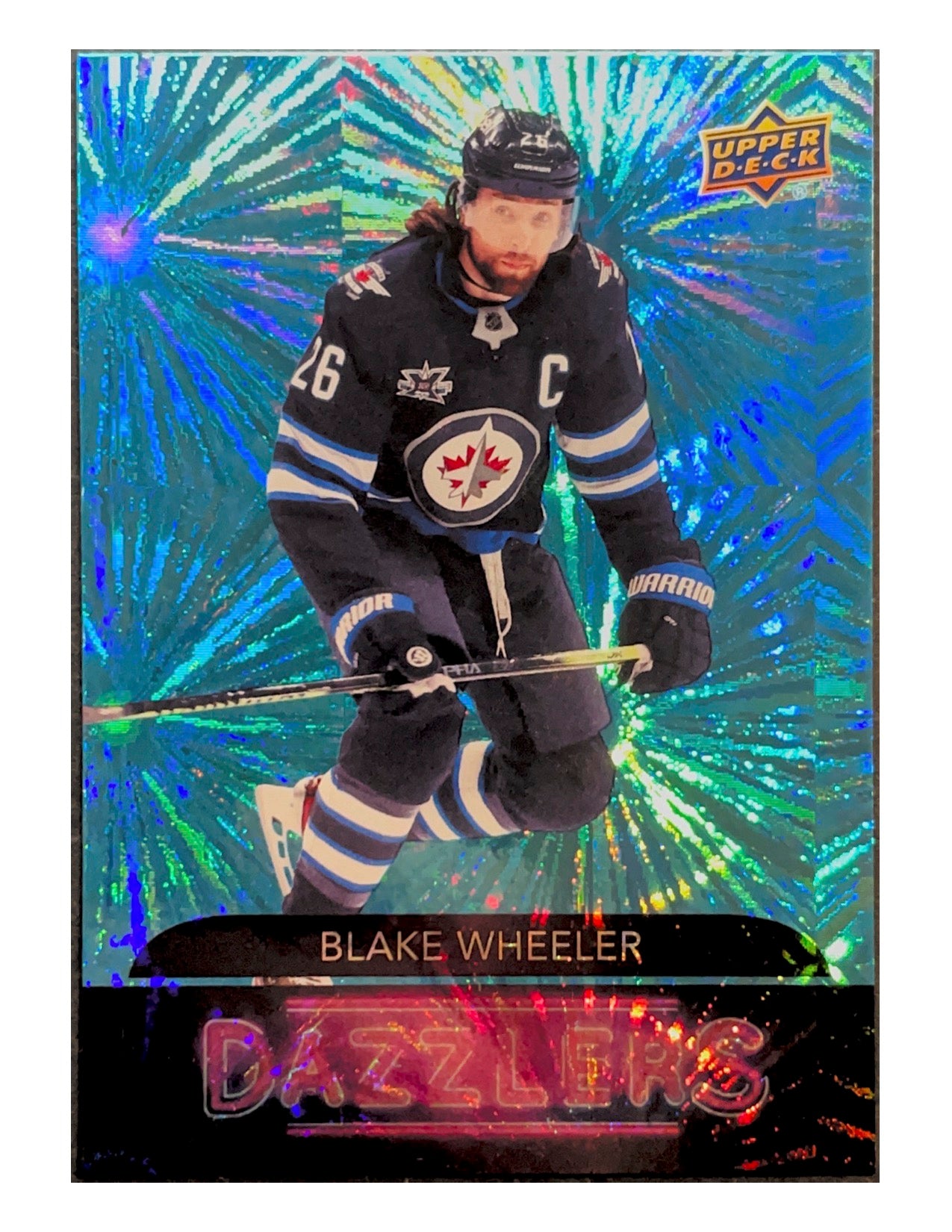 Blake Wheeler 2020-21 Upper Deck Extended Series Dazzlers #DZ-150 Blue