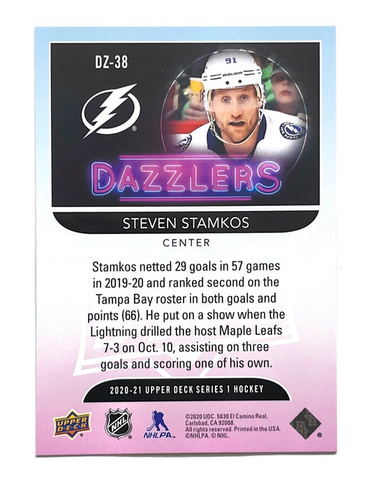 Steven Stamkos 2020-21 Upper Deck Series 1 Dazzlers Blue #DZ-38