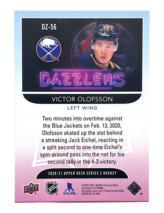 Victor Olofsson 2020-21 Upper Deck Series 2 Dazzlers Green #DZ-56