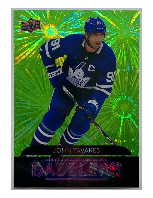 John Tavares 2020-21 Upper Deck Series 2 Dazzlers Green #DZ-93