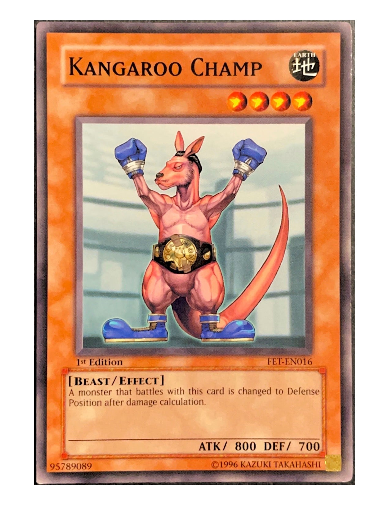 Kangaroo Champ FET-EN016 Common - 1st Edition