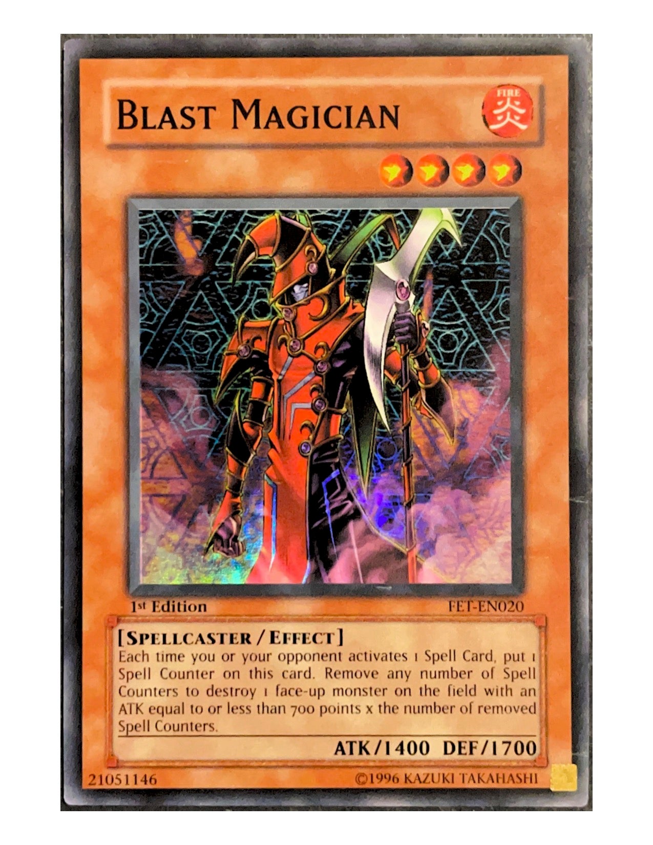 Blast Magician FET-EN020 Super Rare - 1st Edition