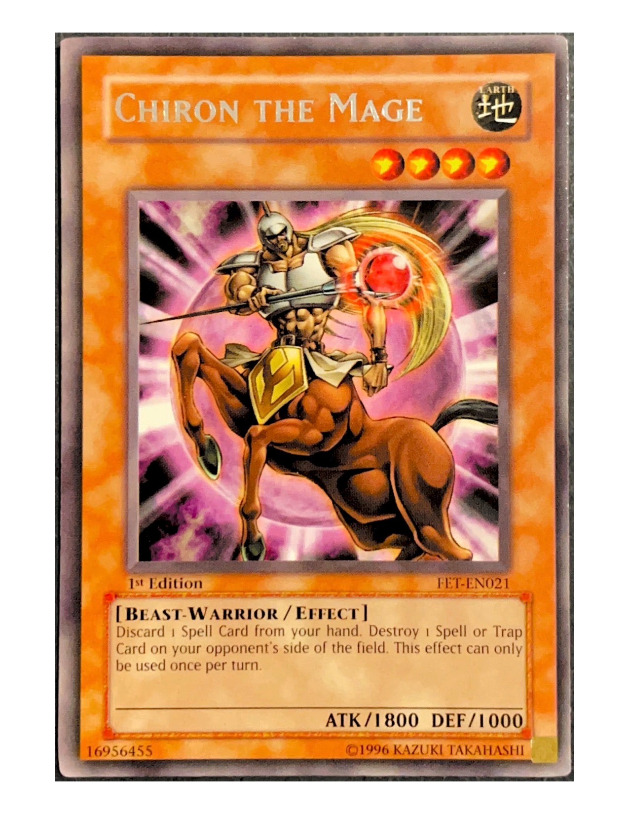 Chiron The Mage FET-EN021 Rare - 1st Edition