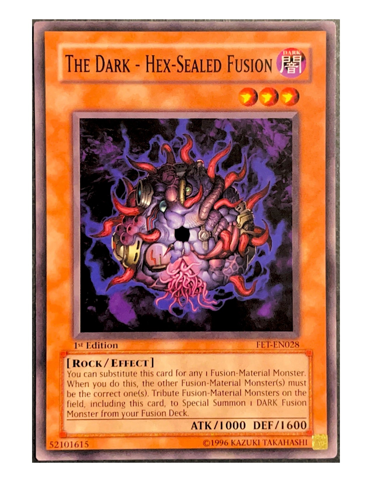 The Dark - Hex-Sealed Fusion FET-EN028 Common - 1st Edition