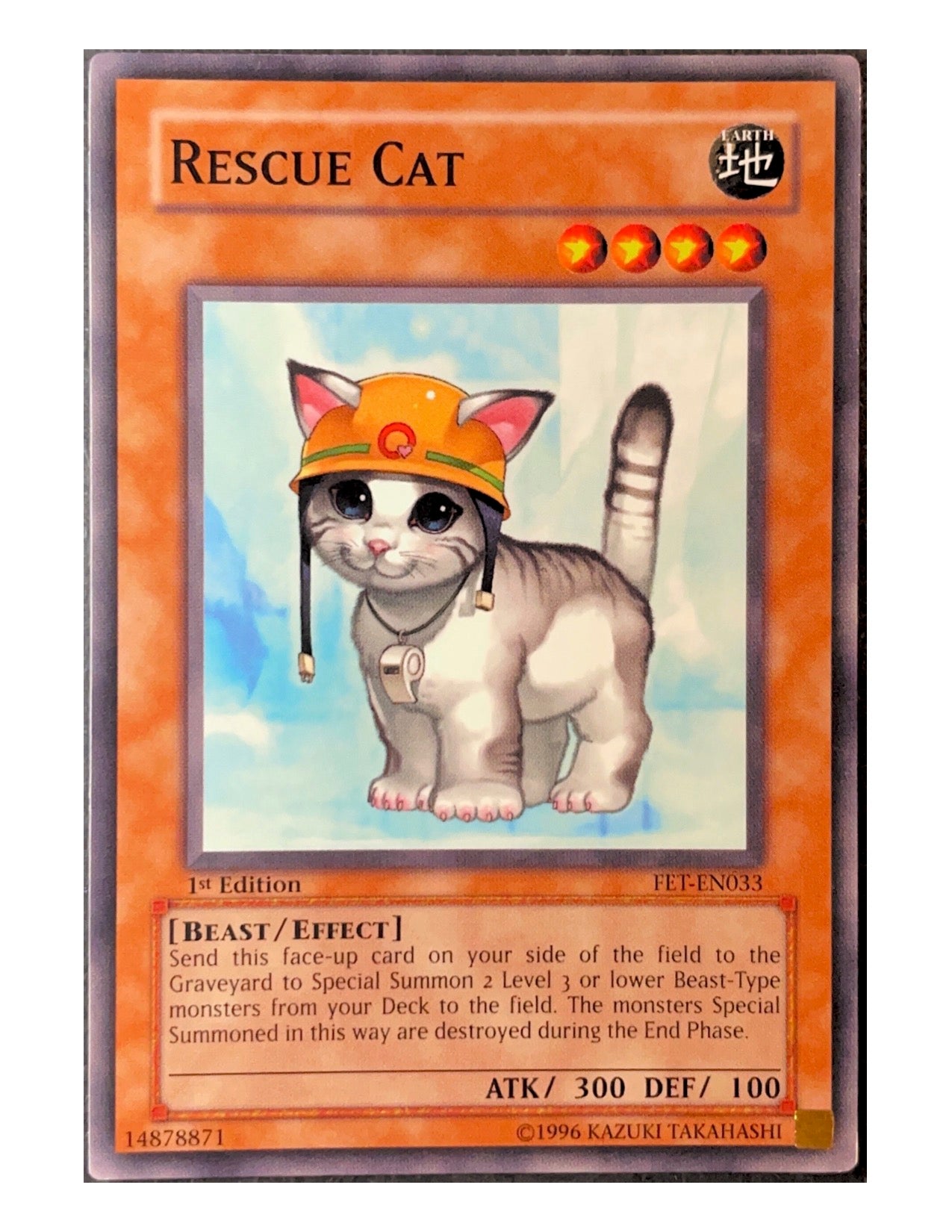 Rescue Cat FET-EN033 Common - 1st Edition