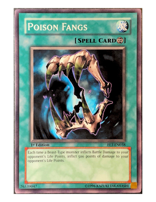 Poison Fangs FET-EN038 Common - 1st Edition