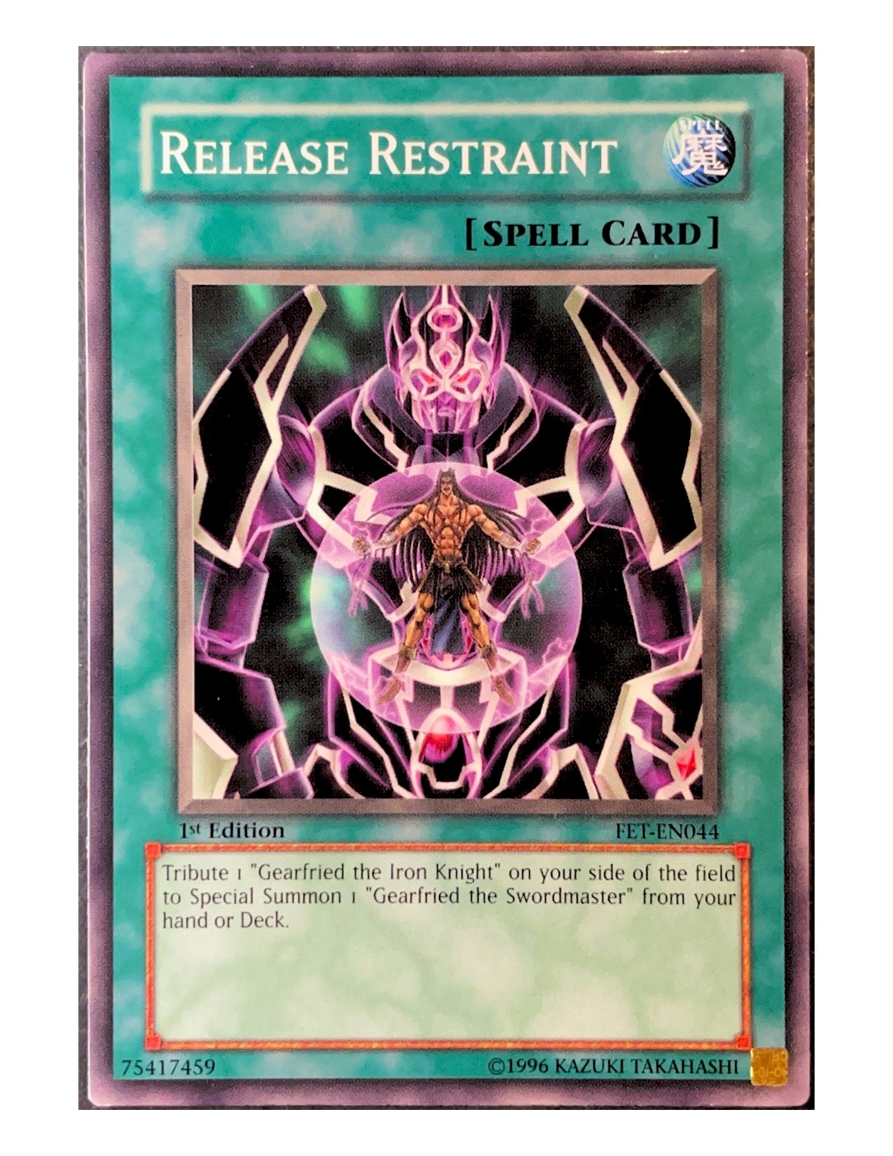 Release Restraint FET-EN044 Common - 1st Edition