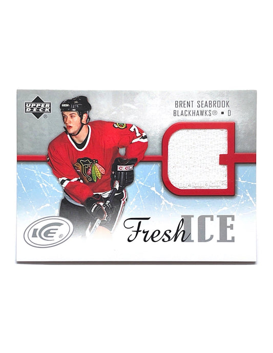 Brent Seabrook 2005-06 Upper Deck Ice Fresh Ice Jersey #FI-BS