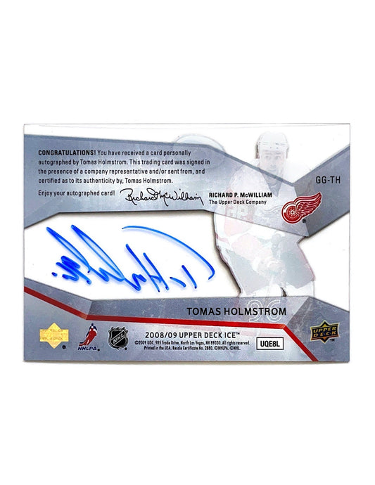 Thomas Holmstrom 2008-09 Upper Deck Ice Glacial Graphs #GG-TH