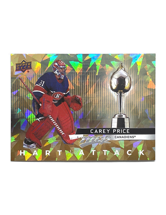 Carey Price 2021-22 Upper Deck MVP Hart Attack Gold #HA-20