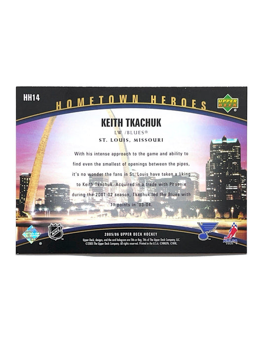 Keith Tkachuk 2005-06 Upper Deck Series 1 Hometown Heroes #HH14