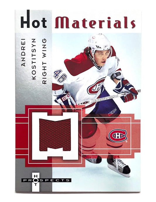 Andrei Kostitsyn 2005-06 Upper Deck Fleer Hot Materials Jersey #HM-AK