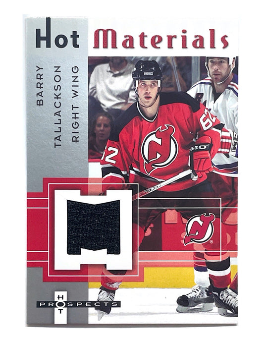 Barry Tallackson 2005-06 Upper Deck Fleer Hot Materials Jersey #HM-BT