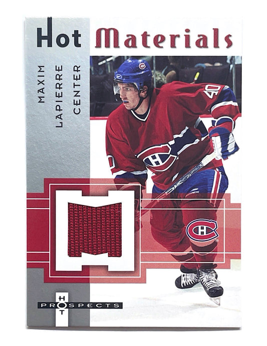 Maxim Lapierre 2005-06 Upper Deck Fleer Hot Materials Jersey #HM-ML