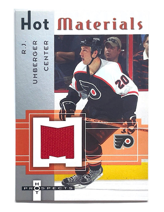 R.J. Umberger 2005-06 Upper Deck Fleer Hot Materials Jersey #HM-RU