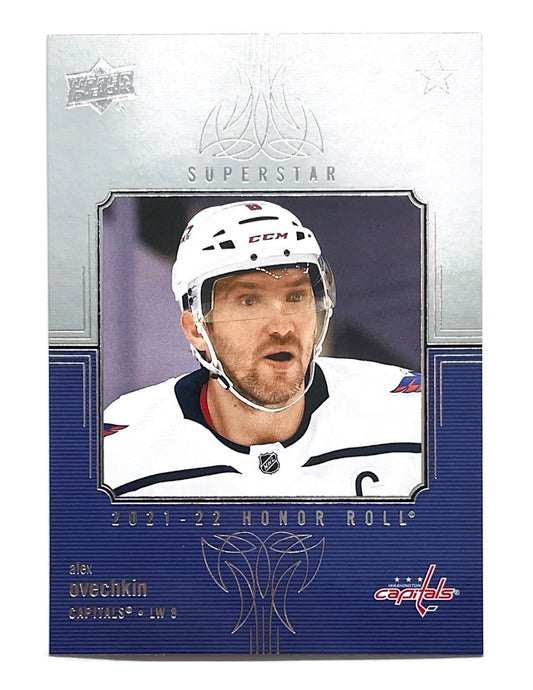 Alex Ovechkin 2021-22 Upper Deck Series 1 Superstar Honor Roll #HR-3