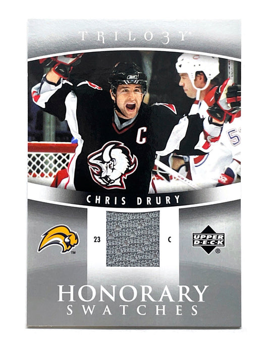 Chris Drury 2006-07 Upper Deck Trilogy Honorary Swatches Jersey #HS-CD