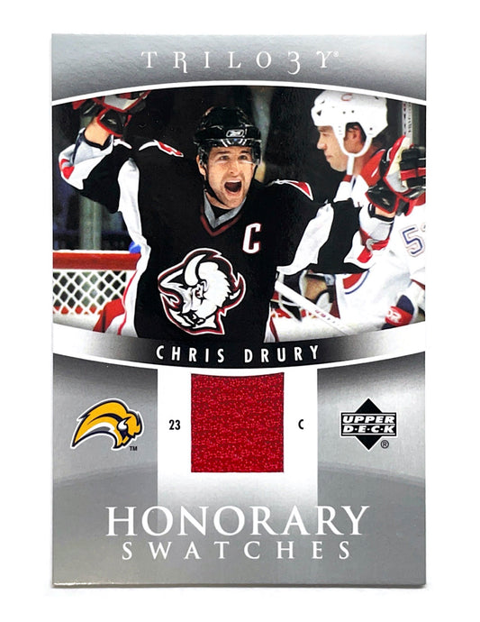 Chris Drury 2006-07 Upper Deck Trilogy Honorary Swatches Jersey #HS-CD
