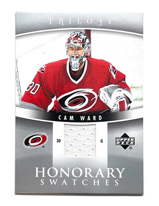 Cam Ward 2006-07 Upper Deck Trilogy Honorary Swatches Jersey #HS-CW