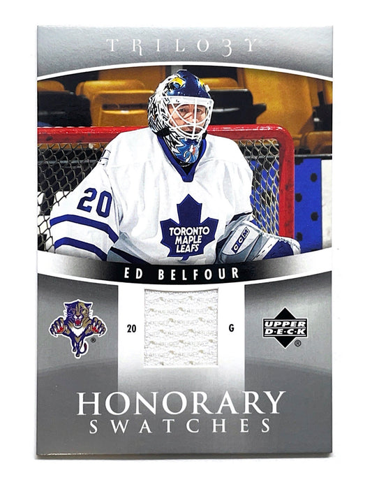 Ed Belfour 2006-07 Upper Deck Trilogy Honorary Swatches Jersey #HS-EB