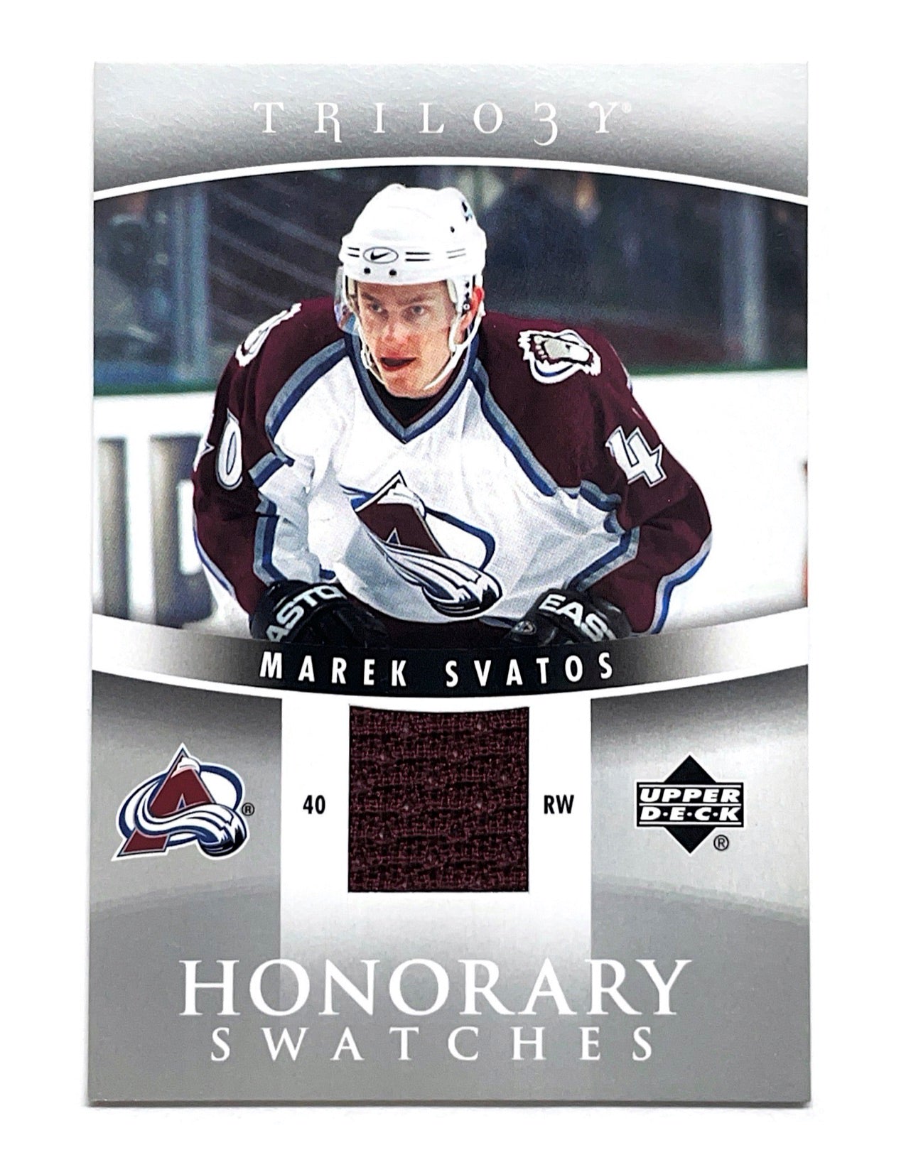 Marek Svatos 2006-07 Upper Deck Trilogy Honorary Swatches Jersey #HS-MS