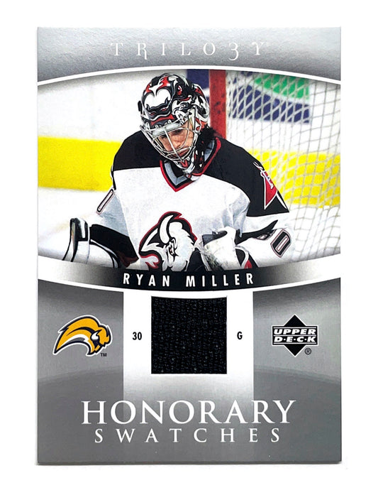 Ryan Miller 2006-07 Upper Deck Trilogy Honorary Swatches Jersey #HS-RM