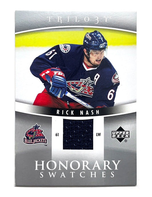 Rick Nash 2006-07 Upper Deck Trilogy Honorary Swatches Jersey #HS-RN