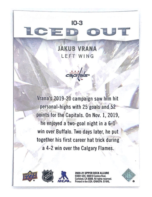 Jakub Vrana 2020-21 Upper Deck Allure Iced Out #IO-3
