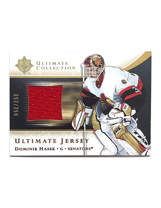 Dominik Hasek 2005-06 Upper Deck Ultimate Collection Ultimate Jersey #J-DH - 052/250