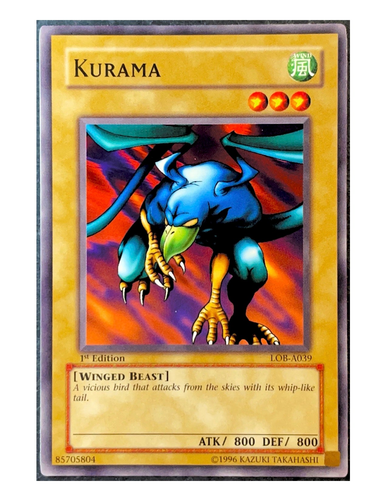 Kurama LOB-A039 Common - 1st Edition