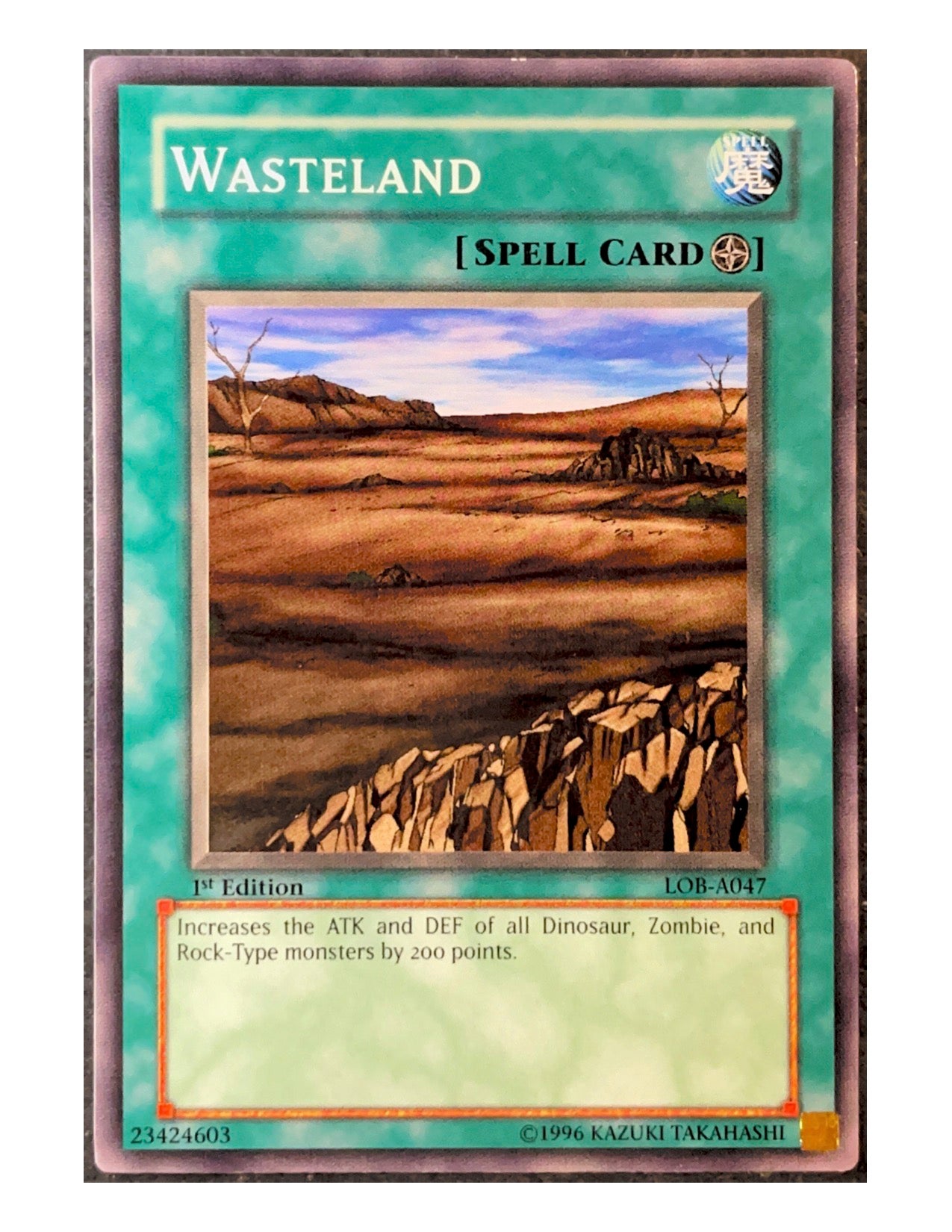 Wasteland LOB-A047 Common - 1st Edition