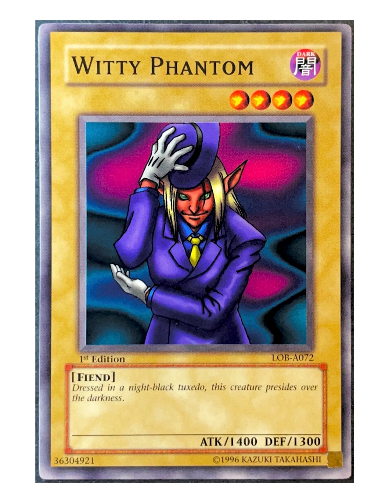 Witty Phantom LOB-A072 Common - 1st Edition