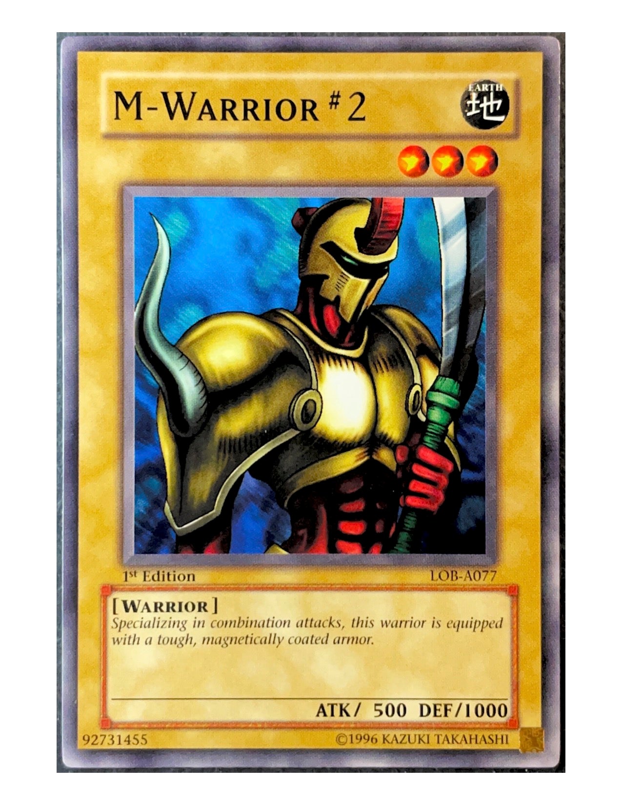 M-Warrior #2 LOB-A077 Common - 1st Edition