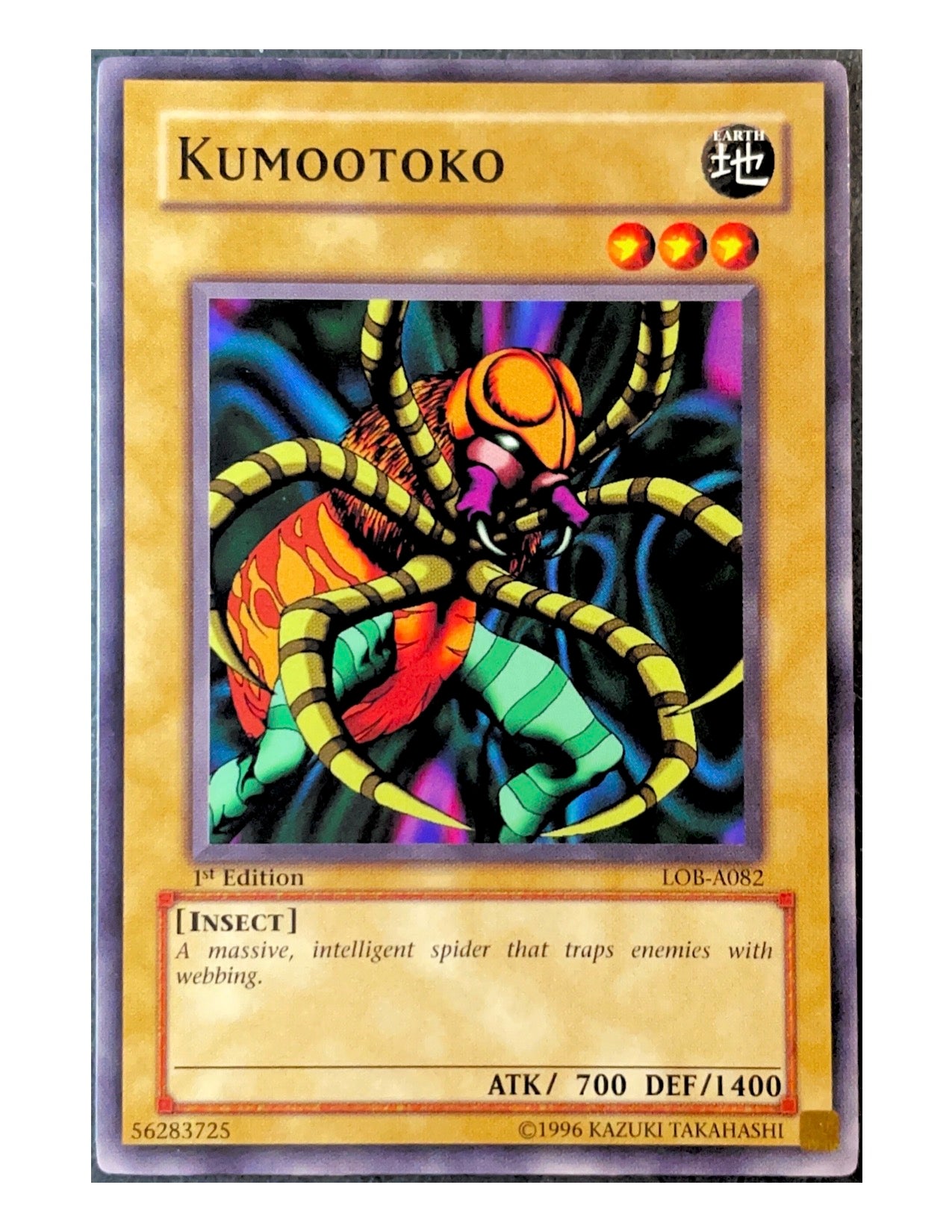 Kumootoko LOB-A082 Common - 1st Edition