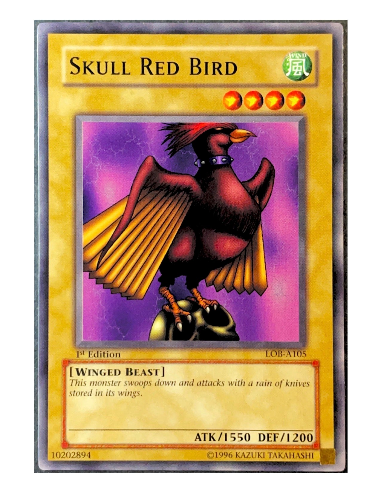 Skull Red Bird LOB-A105 Common - 1st Edition