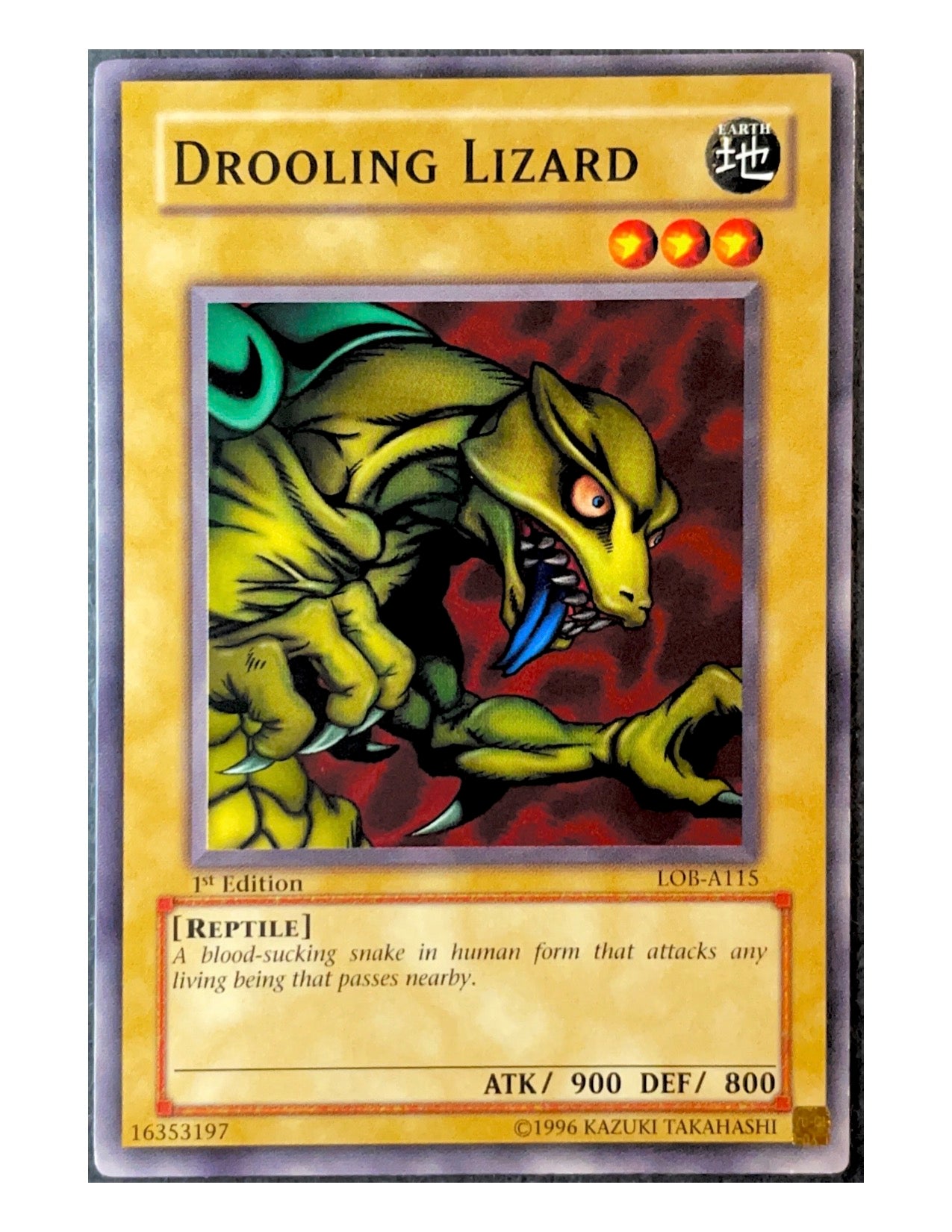 Drooling Lizard LOB-A115 Common - 1st Edition