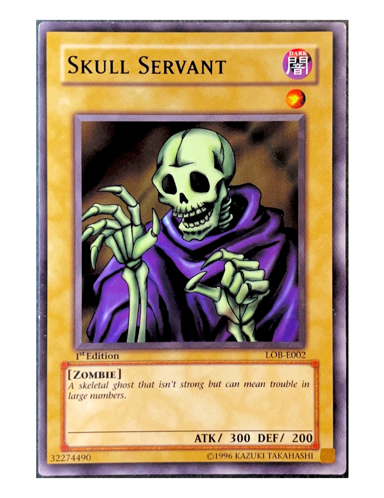 Skull Servant LOB-E002 Common - 1st Edition