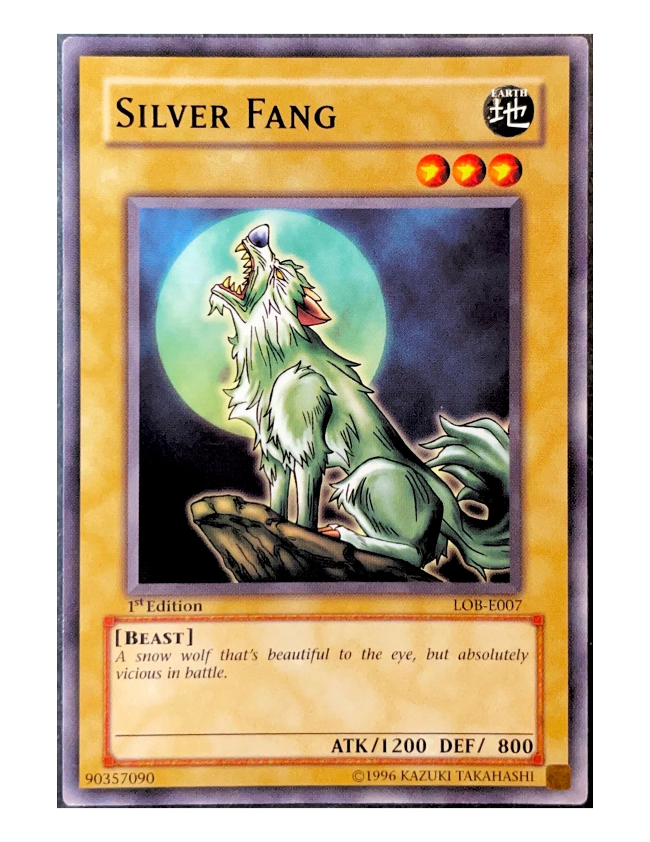 Silver Fang LOB-E007 Common - 1st Edition
