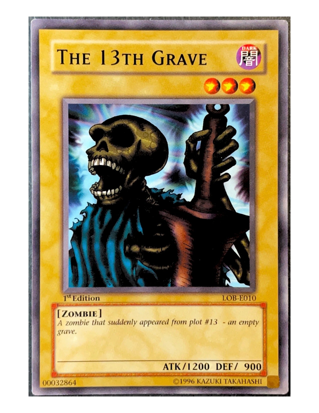 The 13th Grave LOB-E010 Common - 1st Edition