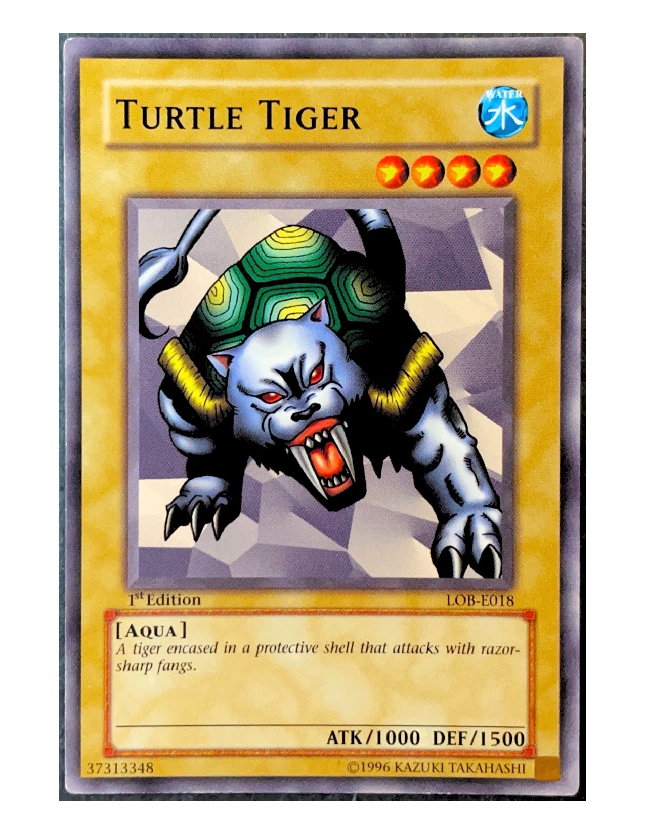 Turtle Tiger LOB-E018 Common - 1st Edition