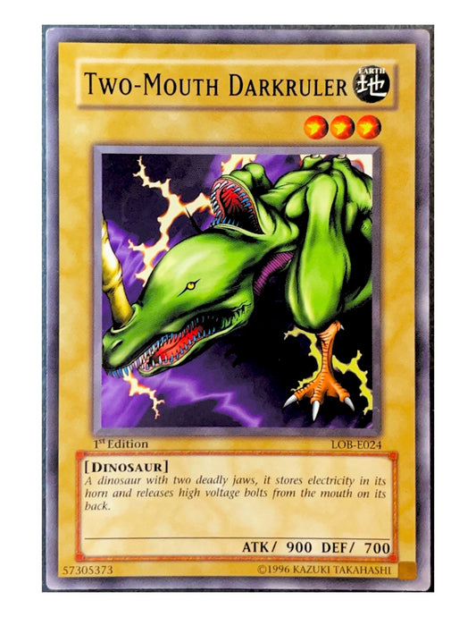 Two-Mouth Darkruler LOB-E024 Common - 1st Edition