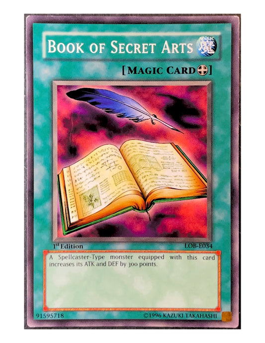 Book Of Secret Arts LOB-E034 Common - 1st Edition