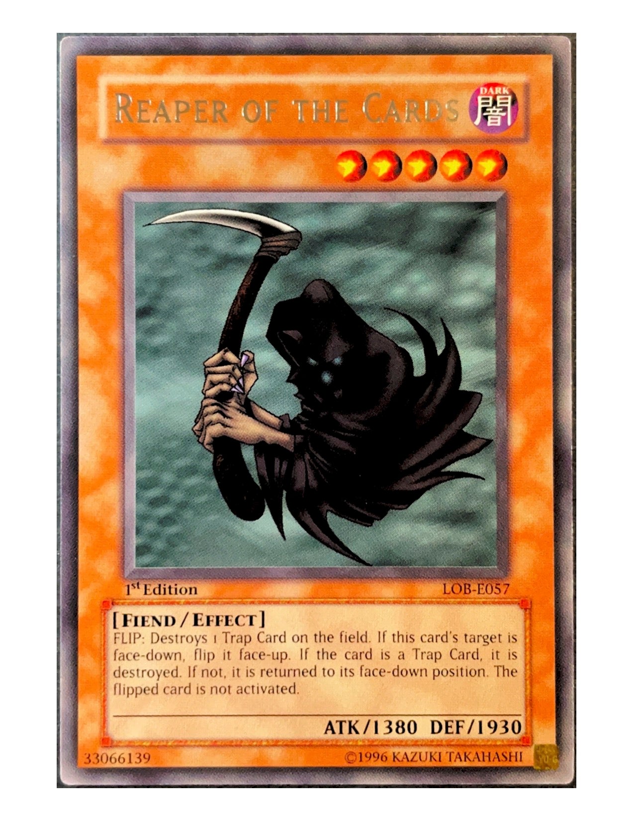 Reaper Of The Cards LOB-E057 Rare - 1st Edition