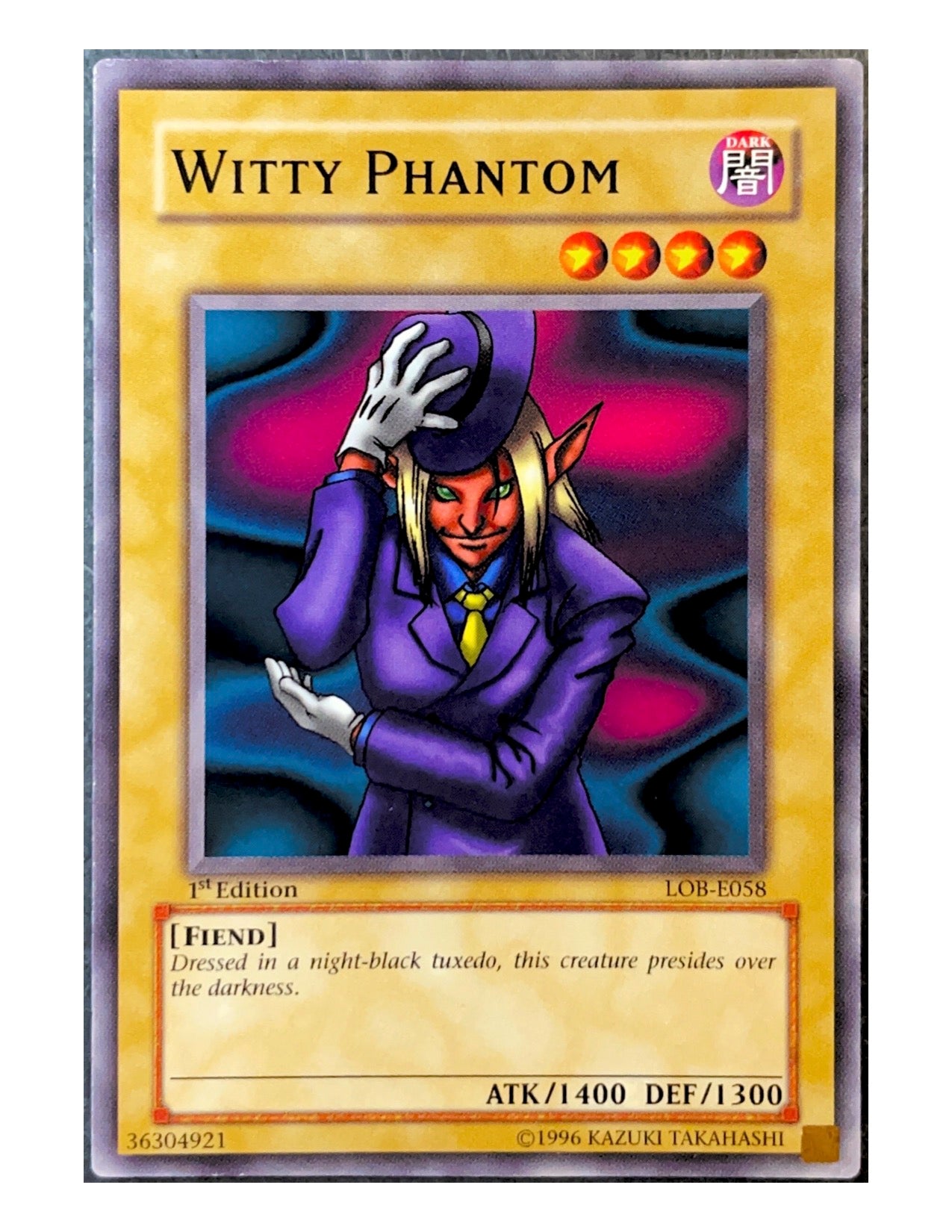 Witty Phantom LOB-E058 Common - 1st Edition