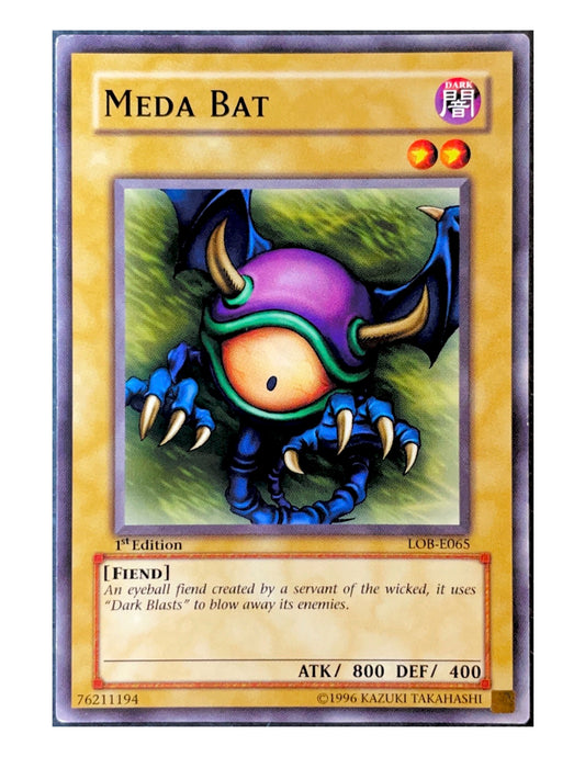Meda Bat LOB-E065 Common - 1st Edition