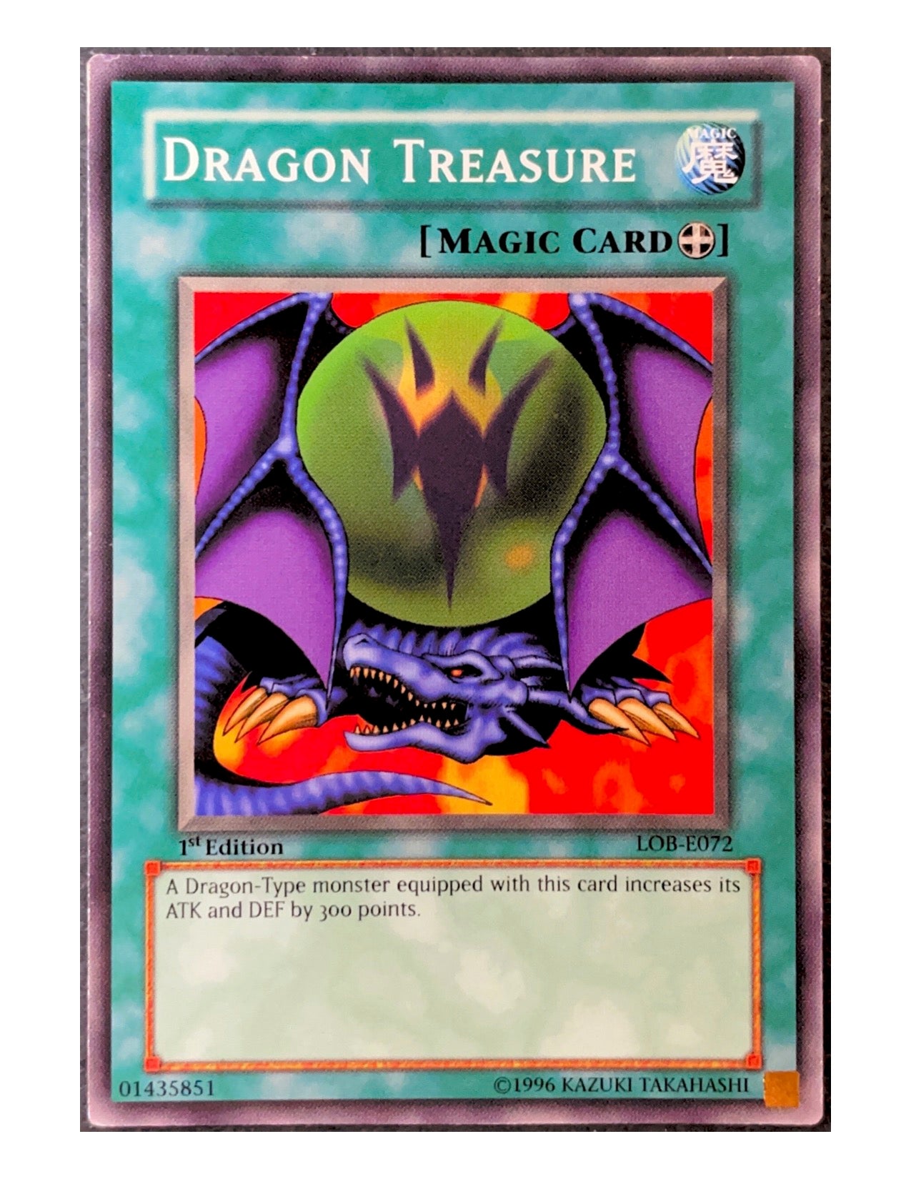 Dragon Treasure LOB-E072 Common - 1st Edition